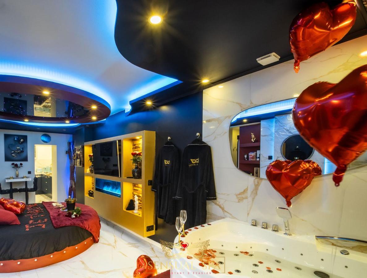 Sensual Spa- Love Room Jacuzzi Hammam Terrasse Nancy Exterior photo